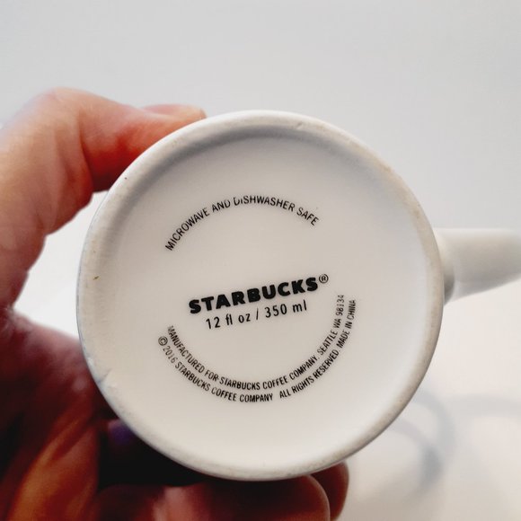 Starbucks 12 fl oz Mug Valentines Hearts 2016 - Picture 8 of 8